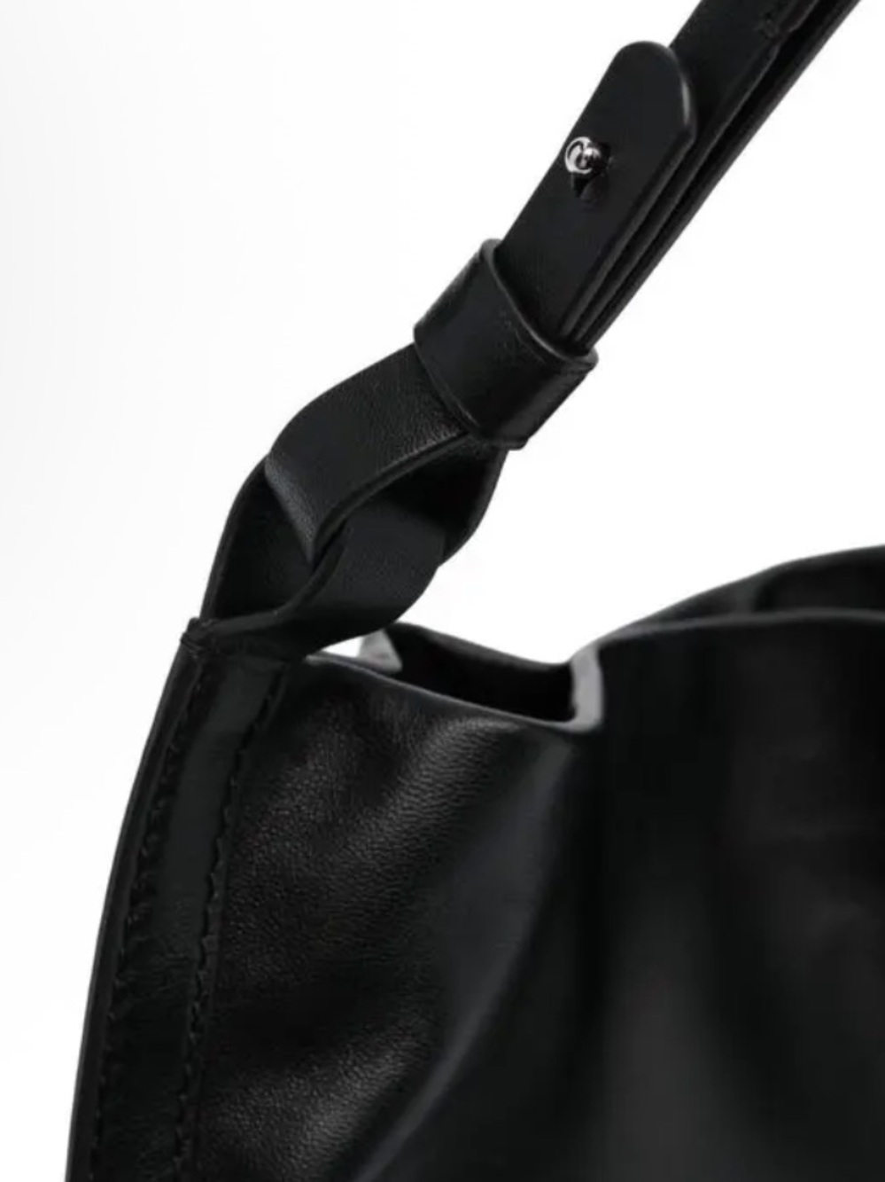 PROENZA SCHOULER White Label Minetta Leather Small Shoulder Hobo Bag New - Picture 7 of 10